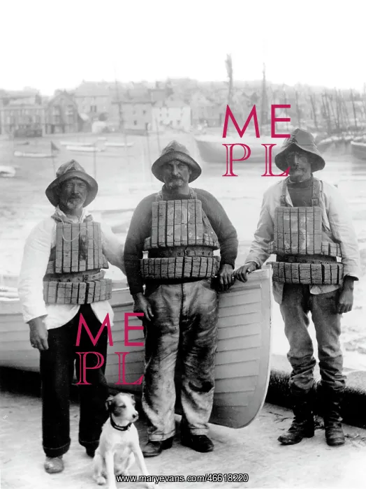  : St Ives, Lifeboatmen 1906