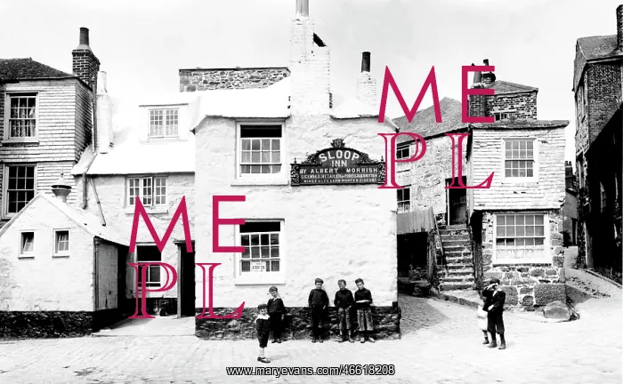  : St Ives, Old Sloop Inn 1906