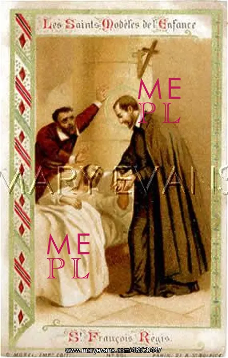 : ST J F REGIS AND PLAGUE : ST J F REGIS AND PLAGUE