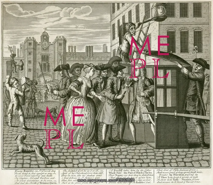 : St James's Palace, satirical print : St James's Palace, satirical print