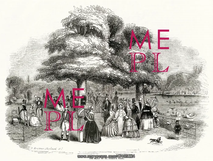 : St James's Park, Lake 1844 : St James's Park, Lake 1844