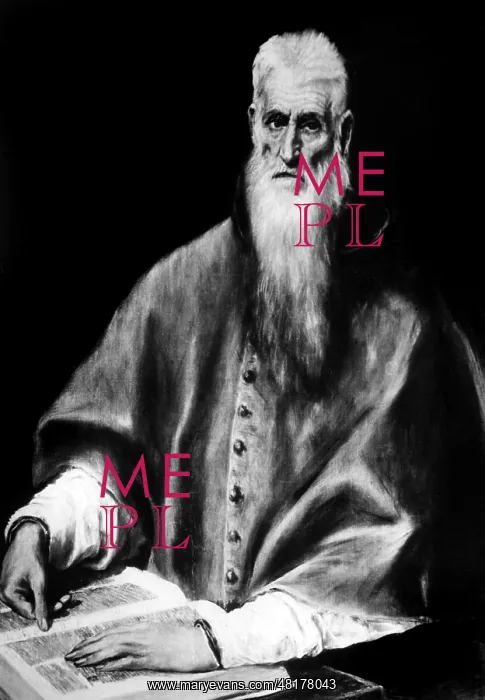 : St Jerome as Scholar, by El Greco : St Jerome as Scholar, by El Greco