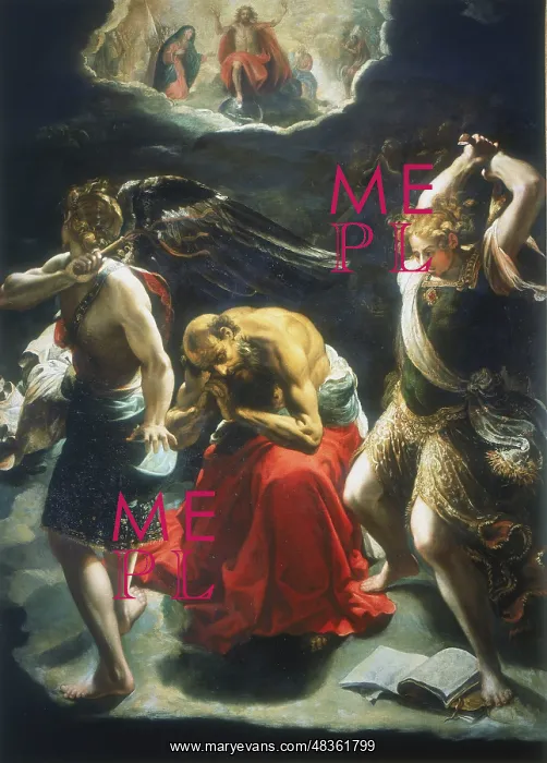 : St Jerome's Dream'. Flagellation of the saint : St Jerome's Dream'. Flagellation of the saint