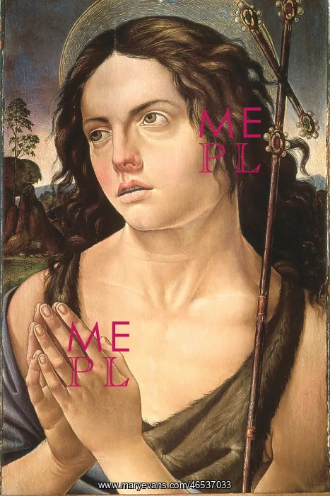 : St John the Baptist, by Botticelli : St John the Baptist, by Botticelli