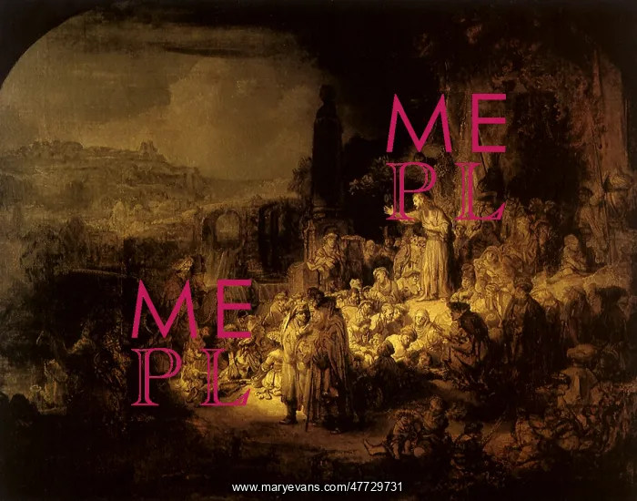 : St John the Baptist Preaching, by Rembrandt : St John the Baptist Preaching, by Rembrandt