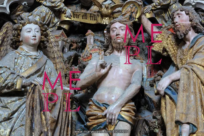 : St John relief, choir screen, Amiens cathedral : St John relief, choir screen, Amiens cathedral