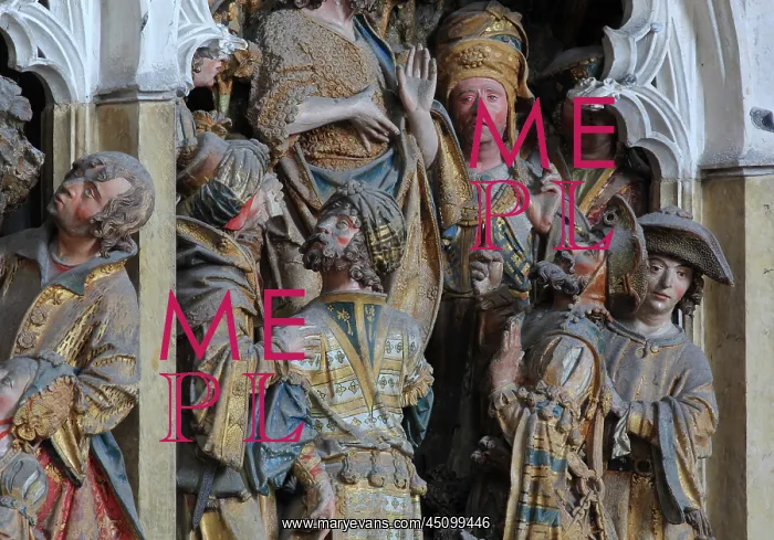 : St John relief, choir screen, Amiens cathedral : St John relief, choir screen, Amiens cathedral