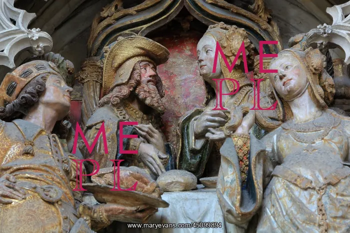 : St John relief, choir screen, Amiens cathedral : St John relief, choir screen, Amiens cathedral