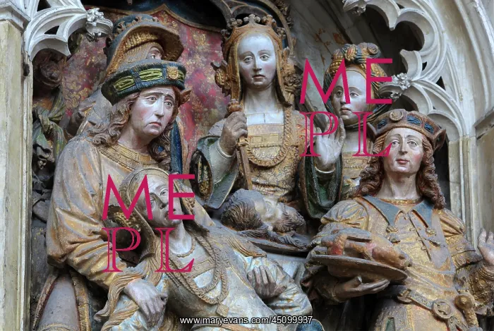 : St John relief, choir screen, Amiens cathedral : St John relief, choir screen, Amiens cathedral