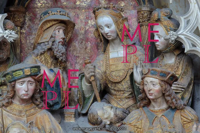 : St John relief, choir screen, Amiens cathedral : St John relief, choir screen, Amiens cathedral