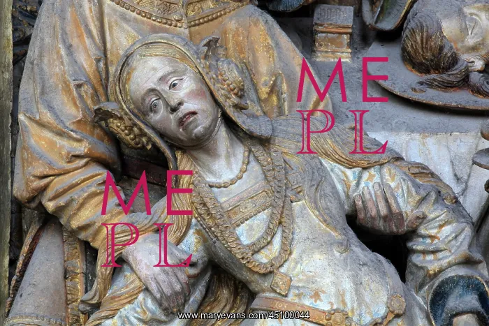 : St John relief, choir screen, Amiens cathedral : St John relief, choir screen, Amiens cathedral