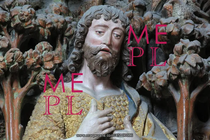 : St John relief, choir screen, Amiens cathedral : St John relief, choir screen, Amiens cathedral
