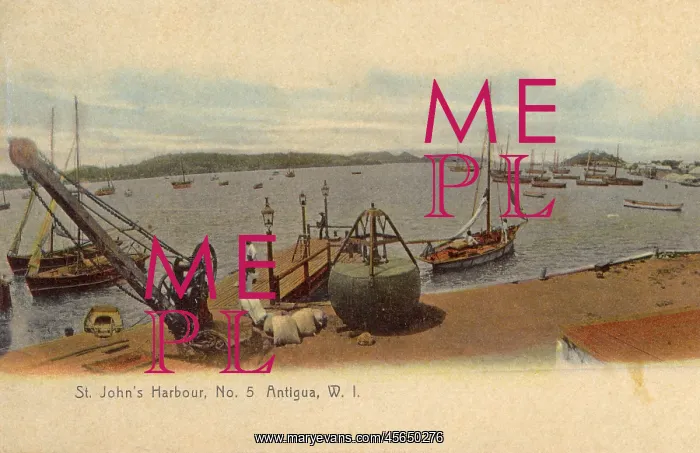 : St. John's Harbour, Antigua, West Indies : St. John's Harbour, Antigua, West Indies