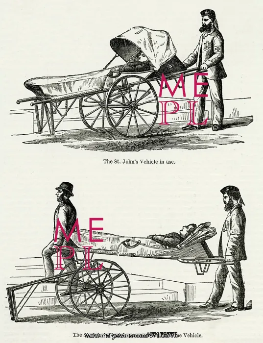 : St John's stretchers 1882 : St John's stretchers 1882