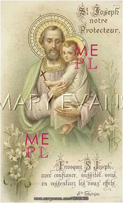 : ST JOSEPH (DEVOTION CARD : ST JOSEPH (DEVOTION CARD
