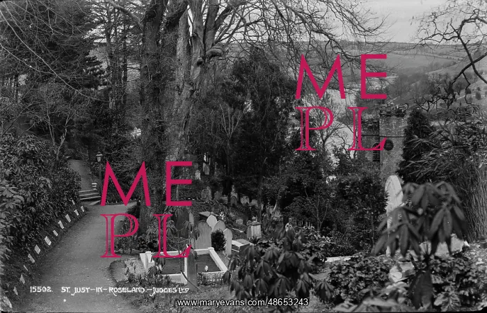 : St. Just in Roseland Cemetery : St. Just in Roseland Cemetery