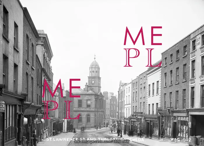 : St Lawrence St. and Tholsel, Drogheda : St Lawrence St. and Tholsel, Drogheda