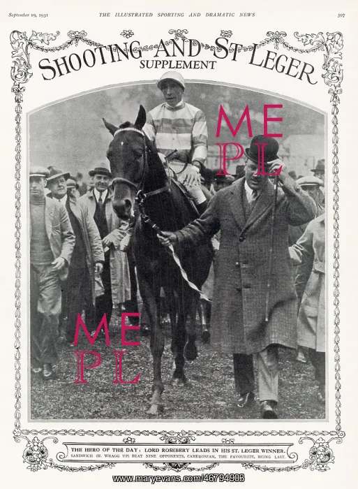 : St. Leger Winner 1931 : St. Leger Winner 1931