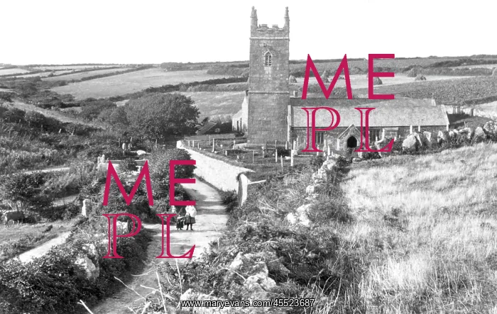  : St Levan, Church 1908