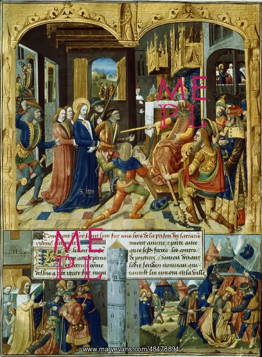 : St Louis brought as prisoner before the Sultan : St Louis brought as prisoner before the Sultan