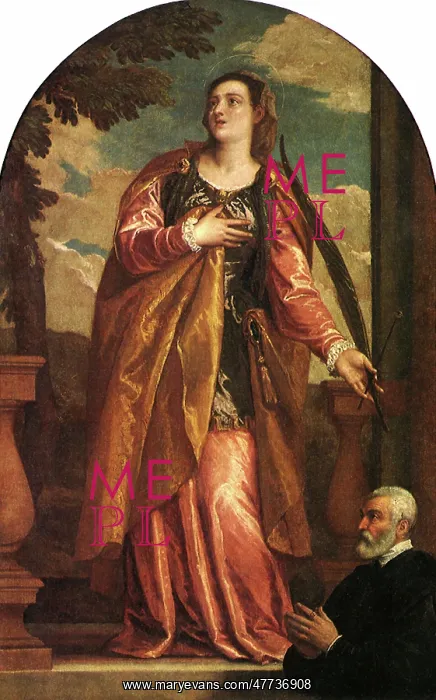  : St Lucy and a Donor, by Veronese