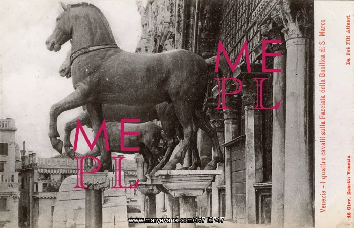 : St. Mark's Square, Venice, Italy - The Horses of St. Mark : St. Mark's Square, Venice, Italy - The Horses of St. Mark