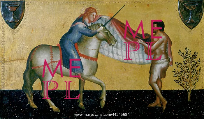 : St. Martin dividing his cloak : St. Martin dividing his cloak
