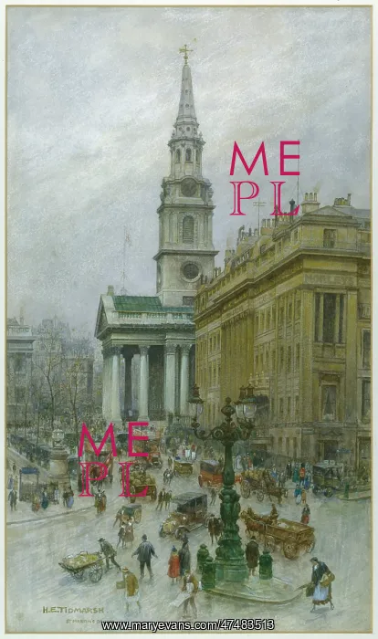 : St Martin-in-the-Fields in Winter : St Martin-in-the-Fields in Winter