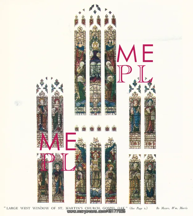 : St. Martin's Church West Window : St. Martin's Church West Window