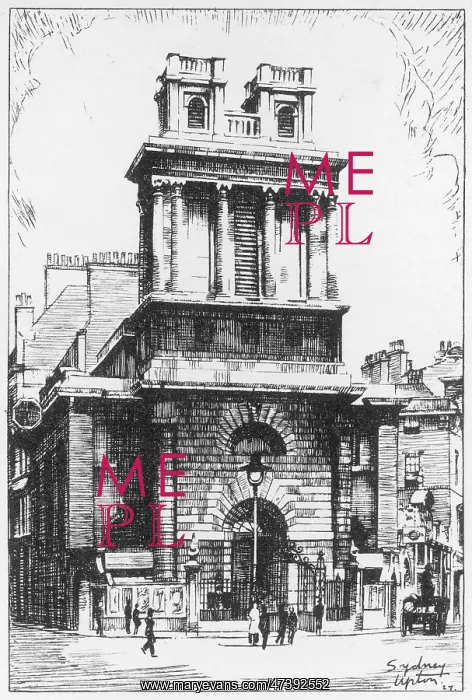 : ST MARY WOOLNOTH 1927 : ST MARY WOOLNOTH 1927