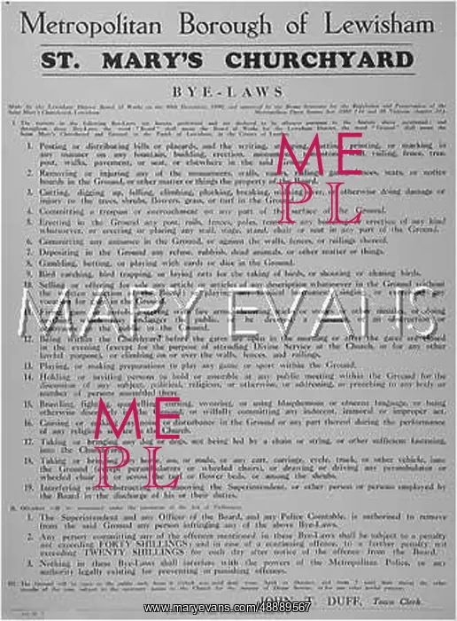 : ST MARY'S BYE-LAWS : ST MARY'S BYE-LAWS