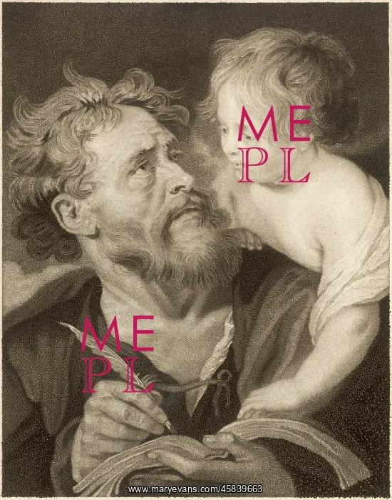  : ST MATTHEW / EVANG / RUBENS
