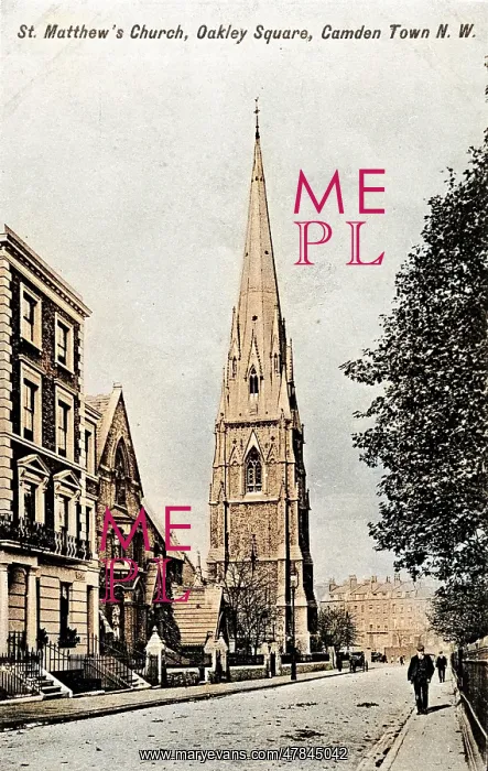 : St Matthew's Church, Oakley Square, Camden, NW London : St Matthew's Church, Oakley Square, Camden, NW London