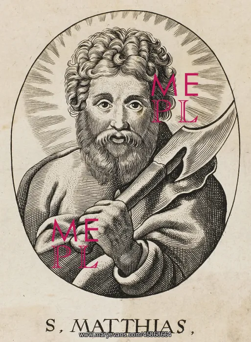 : ST MATTHIAS WITH AXE : ST MATTHIAS WITH AXE