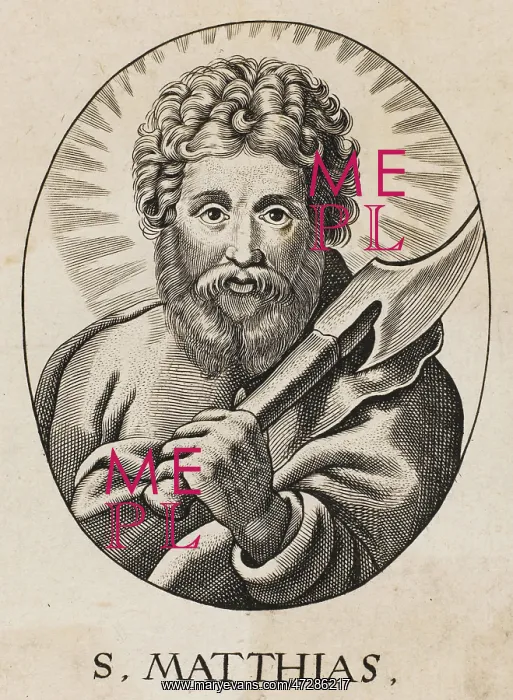 : ST MATTHIAS WITH AXE : ST MATTHIAS WITH AXE