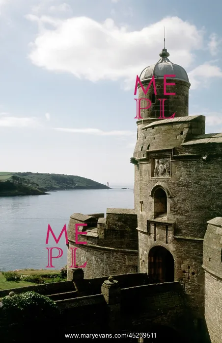 : St Mawes. St. Mawes Castle, Cornwall. The entrance to the Castle