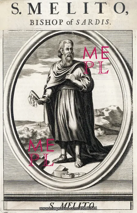  : ST MELITO. SAINT MELITO Bishop of Sardis, theologian