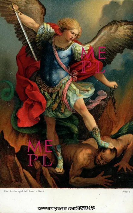 : St Michael Archangel by Guido Reni : St Michael Archangel by Guido Reni