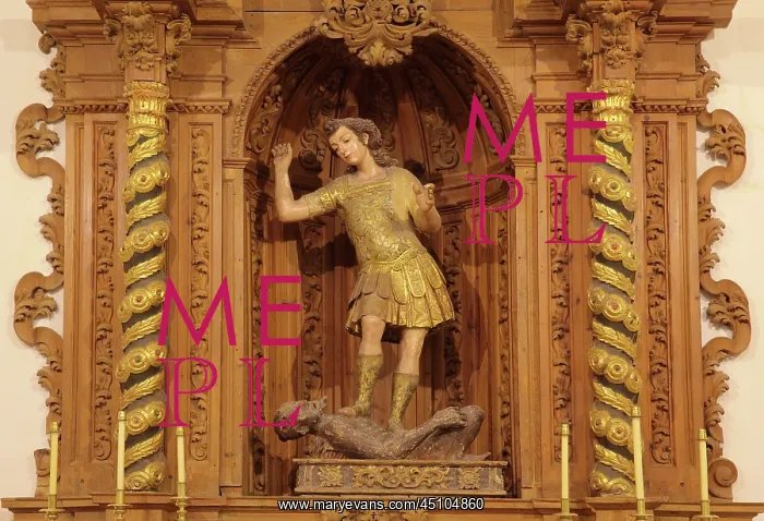 : St Michael the archangel, Monasterio de San Jeronimo : St Michael the archangel, Monasterio de San Jeronimo