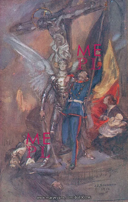 : St Michael of Belgium by J. J. Shannon : St Michael of Belgium by J. J. Shannon
