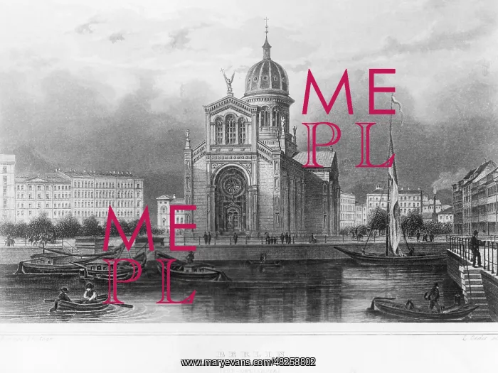 : The St. Michael Church in Berlin, 1854 : The St. Michael Church in Berlin, 1854