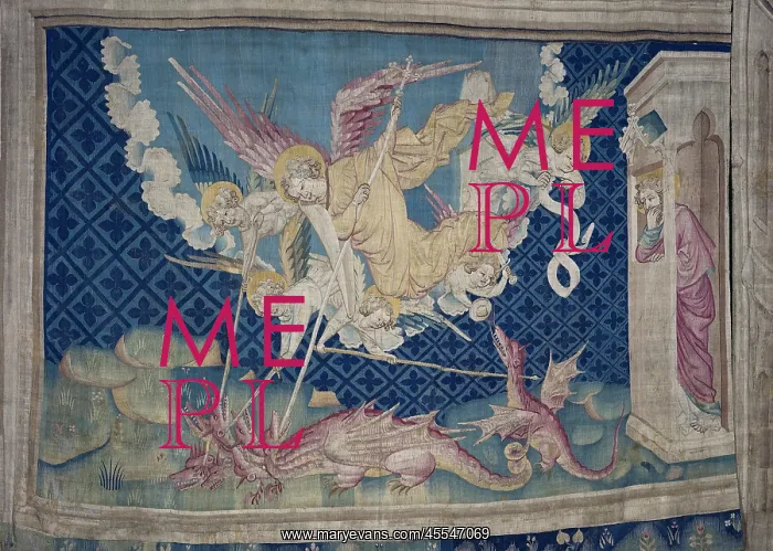 : St Michael Against the Dragon. Apocalypse of Angers : St Michael Against the Dragon. Apocalypse of Angers