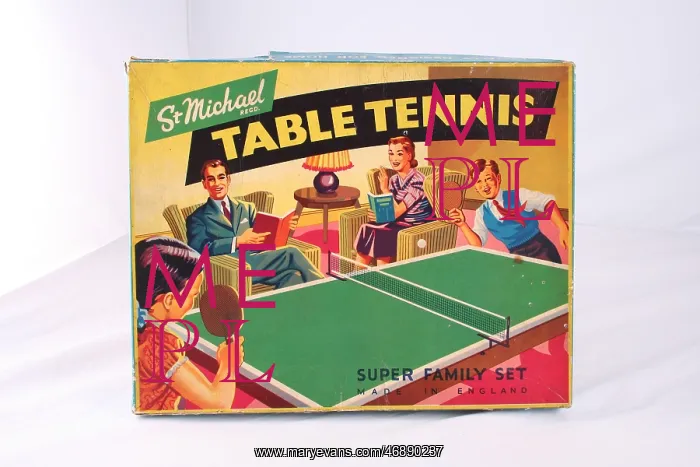 : St Michael Table Tennis - box cover : St Michael Table Tennis - box cover