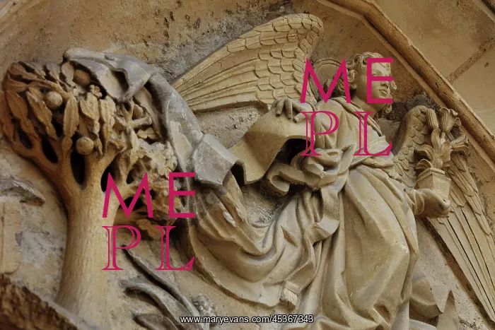 : St Michael tympanum, Palais Jacques Coeur, Bourges, France : St Michael tympanum, Palais Jacques Coeur, Bourges, France