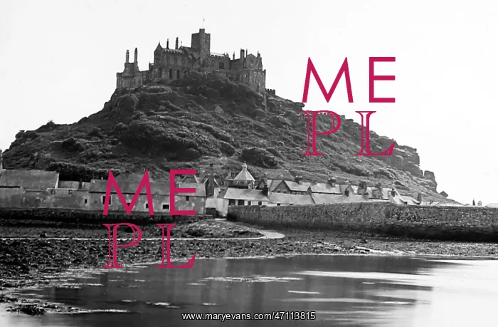 : St. Michael's Mount, Cornwall, Victorian period : St. Michael's Mount, Cornwall, Victorian period