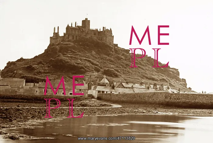 : St. Michael's Mount, Cornwall, Victorian period : St. Michael's Mount, Cornwall, Victorian period