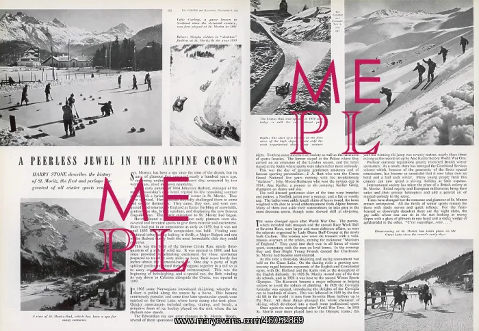 : St. Moritz, Switzerland : St. Moritz, Switzerland