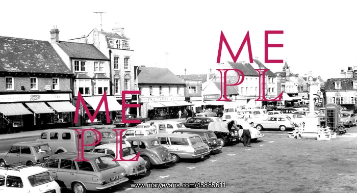  : St Neots, Market Square c1965