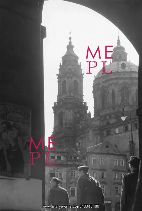 : The St. Nicholas Church in Prague, 1942 : The St. Nicholas Church in Prague, 1942