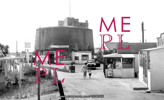  : St Osyth, Martello Tower, Point Clear Bay c1955